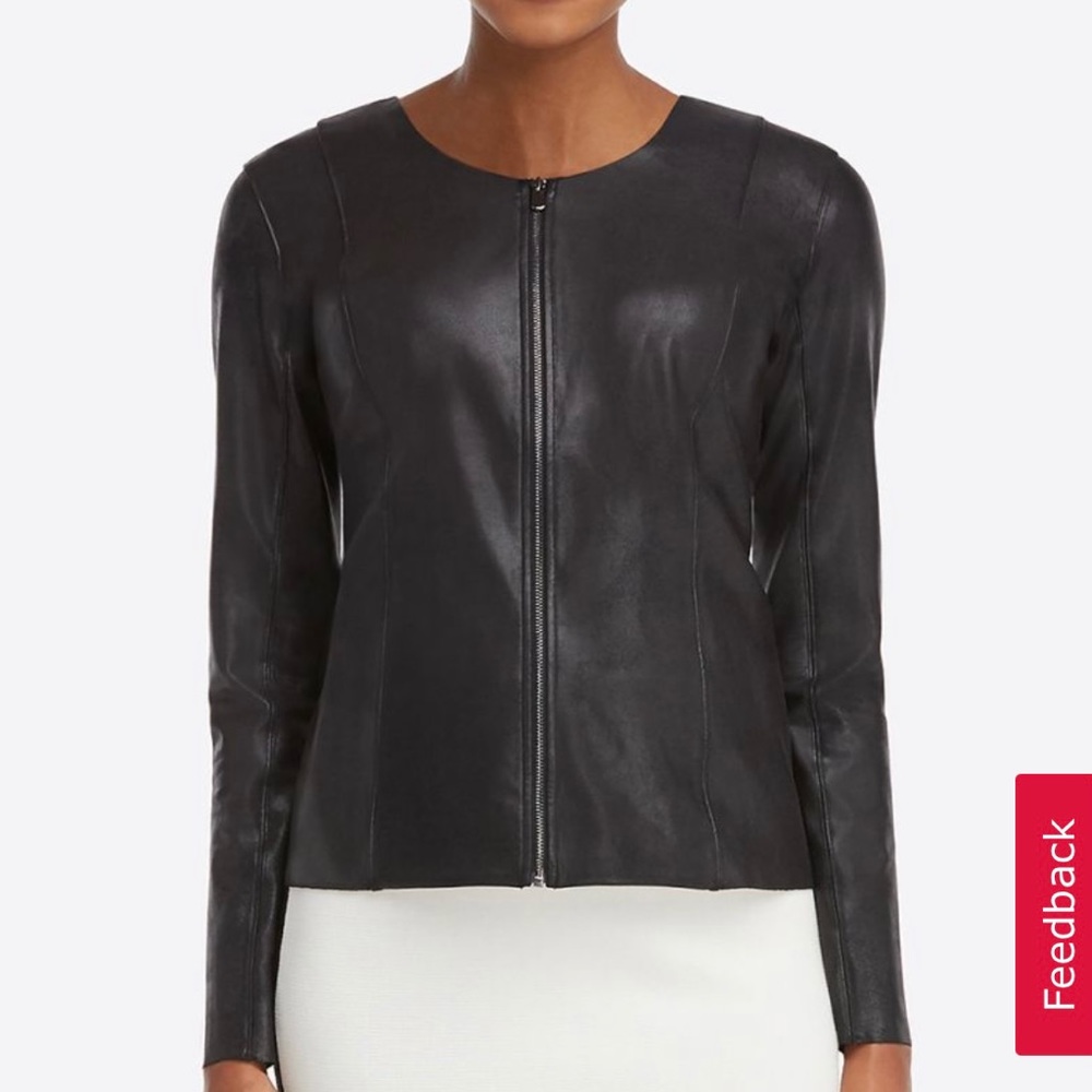 Faux leather jacket